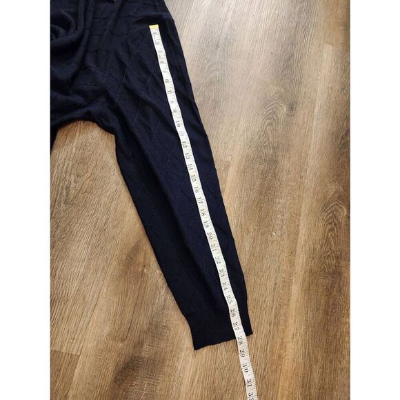 NWT Jos. A. Bank Argyle Wool Blend 1/4 Zip size men's 4X Blue Longsleeve stretch - Picture 7 of 7